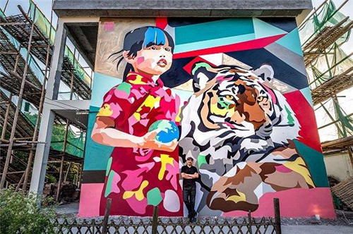 美籍日裔藝術(shù)家DAAS的作品《我們是守護者》