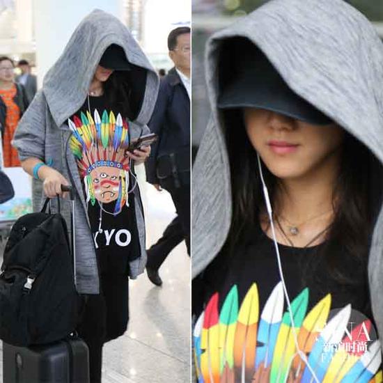 變身嘻哈辣媽的湯唯，感覺(jué)隨時(shí)能給大家來(lái)段饒舌