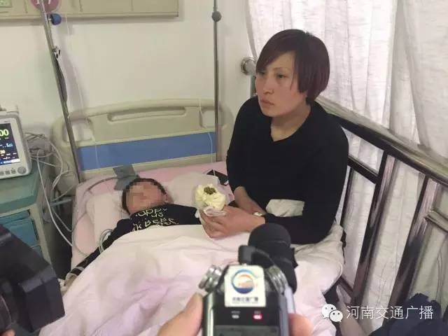 小浩天的母親通過河南交通廣播向所有幫助他們的人表達了感謝！