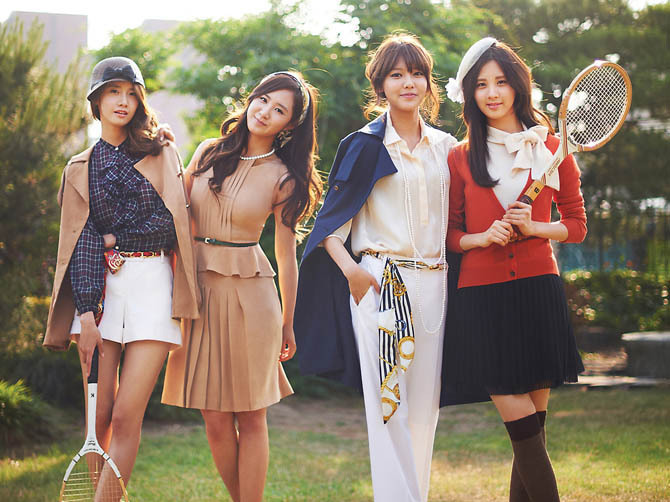 少女時代青春寫真助威奧運(yùn)