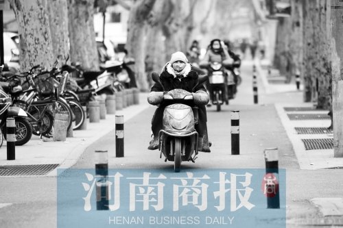 金水路防疫路附近，路樁間距很小，電動車經過時要很小心才能避開