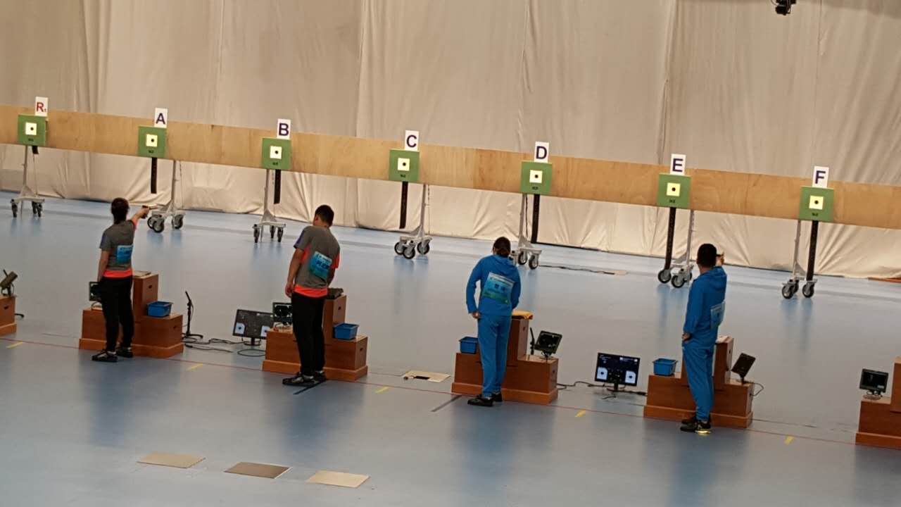 全運(yùn)會(huì)10米氣手槍混合團(tuán)體 何正陽、周瑩為河南再摘一銀