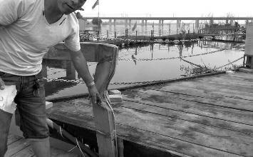 鼻孔里凝著血痂、全身多處擦傷的周先生仍有些驚魂未定。