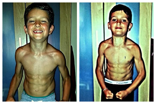 年僅8歲的布蘭登·布萊克因其完美的身型，被贊為迷你版的阿諾德·施瓦辛格。