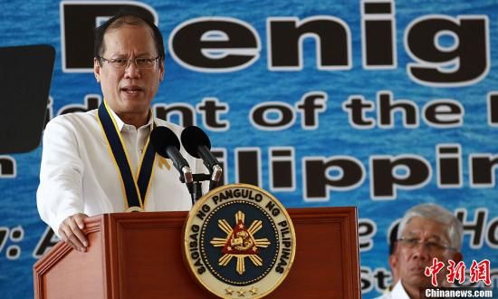 　　資料圖：菲律賓總統(tǒng)阿基諾。中新社發(fā) Malacanang 攝