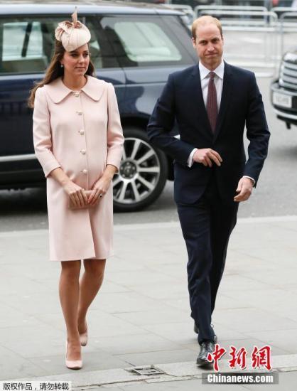 當(dāng)?shù)貢r(shí)間2015年3月9日，英國(guó)倫敦，威斯敏斯特大教堂，英國(guó)皇室參加英聯(lián)邦紀(jì)念儀式。