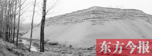 蔣西昌開設的砂場經營多年，但至今未遭到過處罰