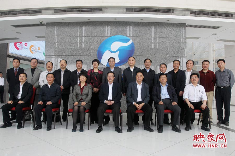 河南省委書記、省人大常委會主任郭庚茂視察河南電視臺 東方今報記者沈翔 劉棟杰/攝