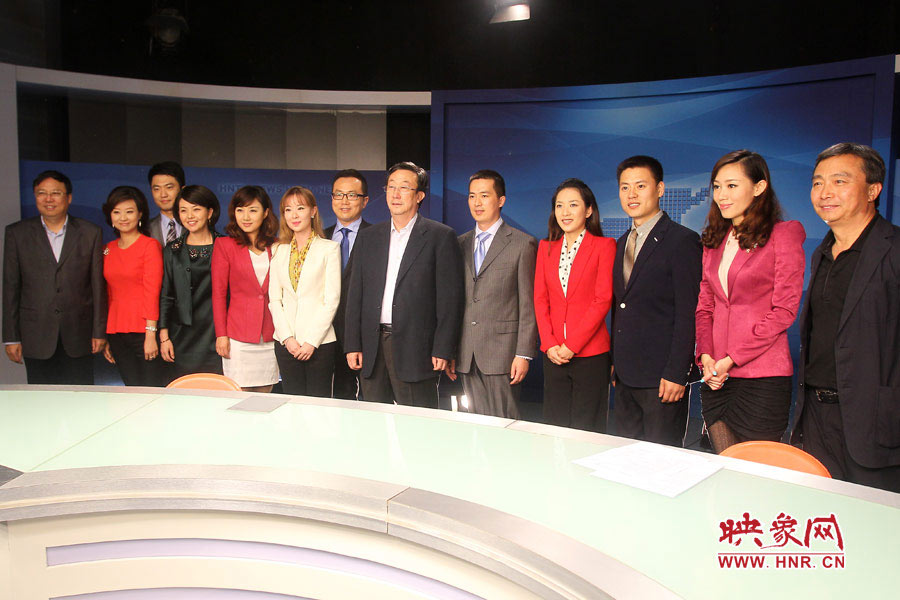 河南省委書記、省人大常委會主任郭庚茂視察河南人民廣播電臺 映象網(wǎng)記者邵恰 段晉哲/攝