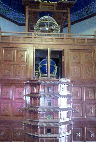 開封清明上河園神奇“重現(xiàn)”大宋水運儀象臺 開封清明上河園神奇“重現(xiàn)”大宋水運儀象臺