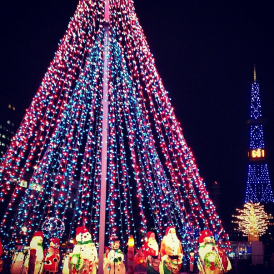 白色燈樹(shù)節(jié)