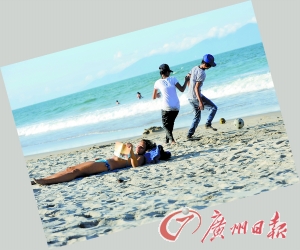 動靜皆宜的沙灘。