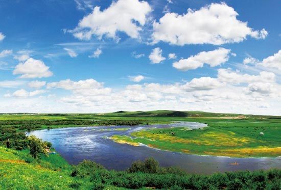 　　抻直后長度超過黃河10倍的莫日格勒河?！? complete=