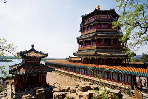 北方的皇家園林象征著盛世的繁華。