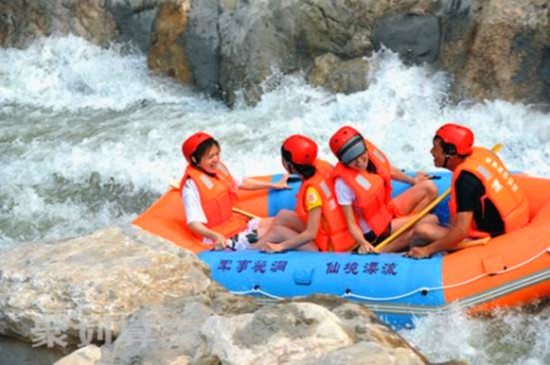 魯山秘洞軍事漂流26日開漂 魯山秘洞軍事漂流26日開漂