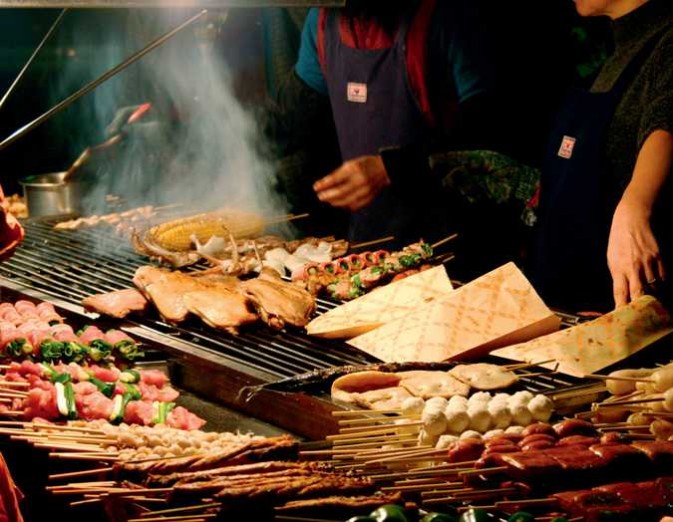 廟不離市、市不離廟的臺(tái)灣小吃