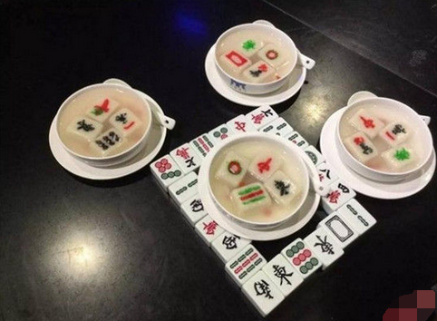 來碗清一色！火鍋店推出創(chuàng)意麻將湯圓