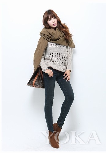 寒冬PK內秀時尚 輕薄圍巾是主角(3) 寒冬PK內秀時尚 輕薄圍巾是主角(3)