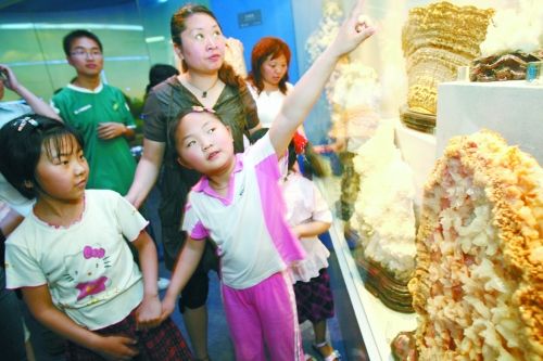 哇，地質(zhì)博物館里好多沒(méi)見(jiàn)過(guò)的??！