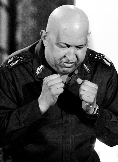 去年選舉期間，查韋斯造勢資料圖。