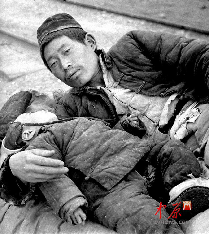 饑荒受災(zāi)者，父與子