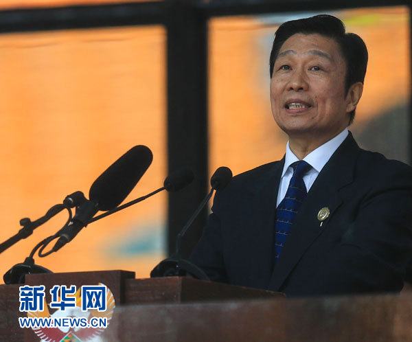 12月10日，國(guó)家副主席李源潮在南非約翰內(nèi)斯堡出席南非政府為前總統(tǒng)曼德拉舉行大型官方追悼活動(dòng)并致辭。