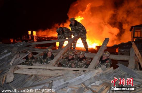 云南香格里拉古城火災火情得到控制 損失逾億元