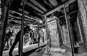 埃及首次向公眾開放的古埃及法老圖坦卡蒙乳母之墓內(nèi)景。