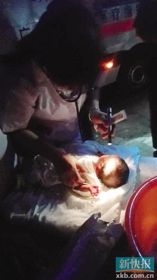 出生僅5天的男嬰被遺棄。 (受訪者供圖)