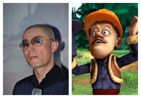 霍建華撞臉光頭強(qiáng) 這畫風(fēng)差別有點(diǎn)大?。ńM圖）