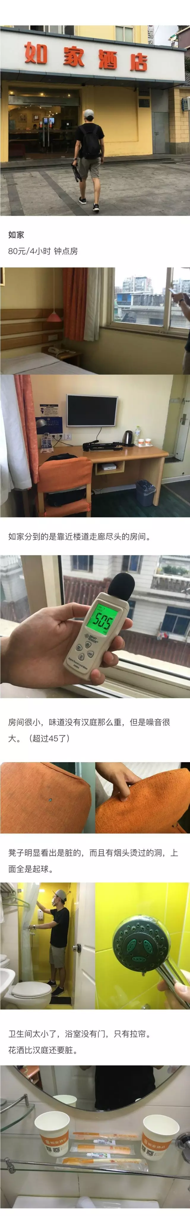 快捷酒店究竟有多臟？網(wǎng)友在7家酒店開房實(shí)測(cè)