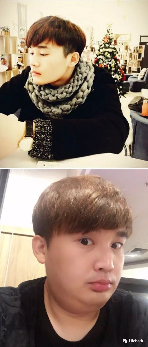 長胖20斤，臉型怎么變？這些例子看完扎心了！