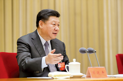 2017年12月28日至29日，中央農(nóng)村工作會議在北京舉行。習(xí)近平在會上發(fā)表重要講話。新華社記者 丁林 攝