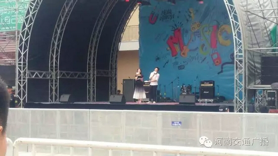 河南交通廣播主持人佳音、彎彎、朱浩都登上了優(yōu)放舞臺(tái)，優(yōu)放，交廣在這里！