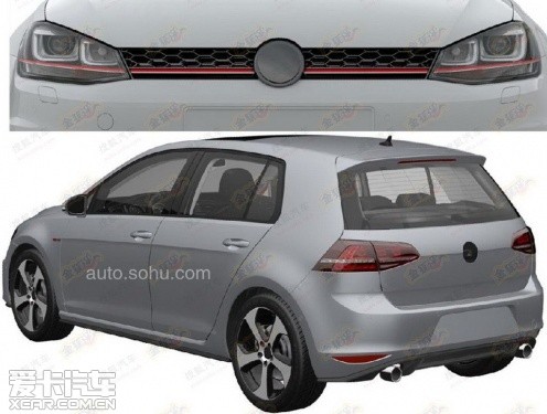 第7代高爾夫GTI申報圖曝光 第7代高爾夫GTI申報圖曝光