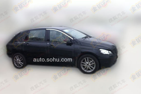 騰勢電動(dòng)車測試車諜照