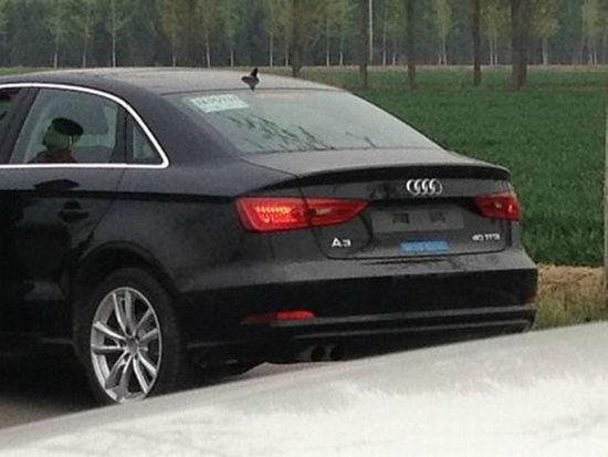 三廂奧迪A3國內測試車 三廂奧迪A3國內測試車