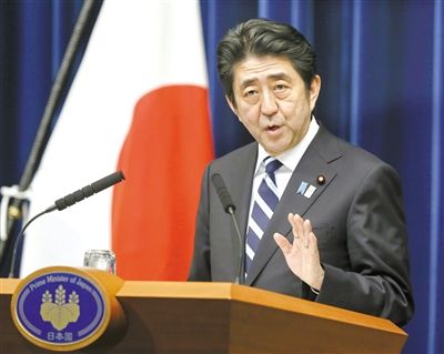  日本首相安倍晉三。