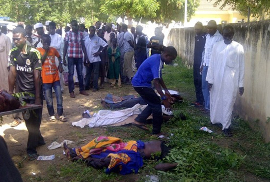 尼日利亞伊斯蘭極端武裝組織“博科圣地”約貝州古杰巴(Gujba)市的農(nóng)業(yè)學(xué)院，射殺數(shù)十名學(xué)生。