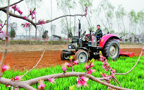 　　3月25日，武陟縣龍?jiān)崔k事處東馬曲村村民正在田里耕作。時(shí)下正值春耕時(shí)節(jié)，武陟農(nóng)民紛紛抓住有利時(shí)機(jī)