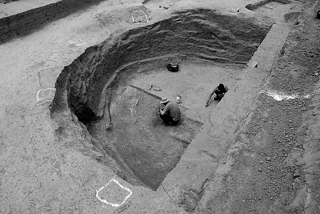 浚縣黎陽倉考古發(fā)掘現(xiàn)場。 張志嵩　攝