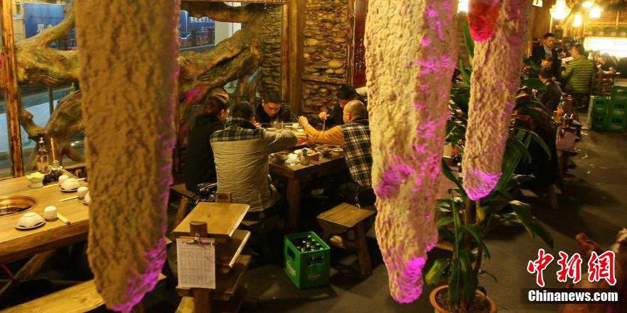 重慶現“溶洞”style火鍋館受追捧 重慶現“溶洞”style火鍋館受追捧