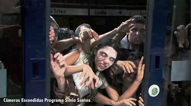 巴西女子遭遇地鐵驚魂 巴西女子遭遇地鐵驚魂