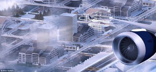 未來機場概念:機場是城市的一部分 未來機場概念:機場是城市的一部分