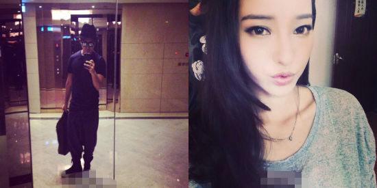 歐弟微博承認結(jié)婚曬老婆美照。