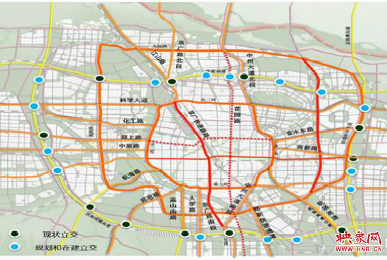 兩環(huán)十七放射景觀廊道建設。