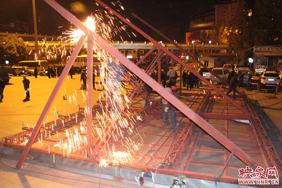 拆除現(xiàn)場(chǎng)。