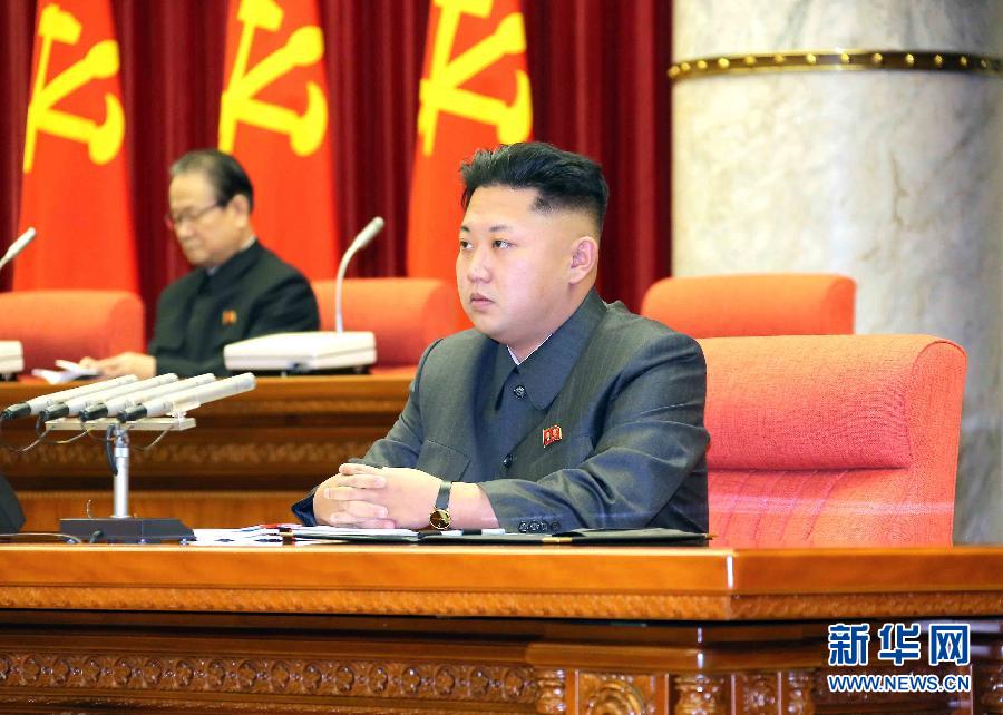 12月8日，在朝鮮平壤，朝鮮勞動(dòng)黨第一書(shū)記金正恩出席并指導(dǎo)朝鮮勞動(dòng)黨中央政治局?jǐn)U大會(huì)議。