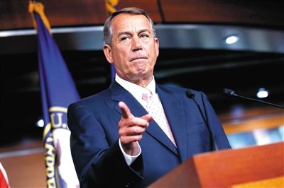 眾議院議長(zhǎng)博納是美國(guó)第三號(hào)政治人物。