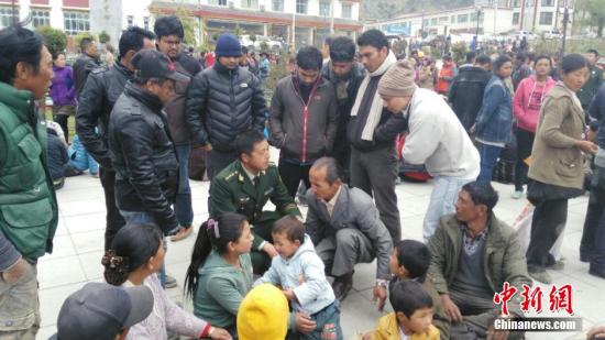 圖為西藏日喀則市吉隆縣吉隆鎮(zhèn)現(xiàn)場。 李國偉 攝